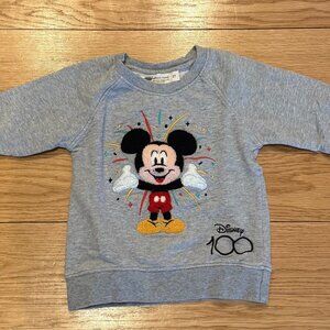 Monica + Andy Mickey Mouse Embroidered Crewneck Sweatshirt